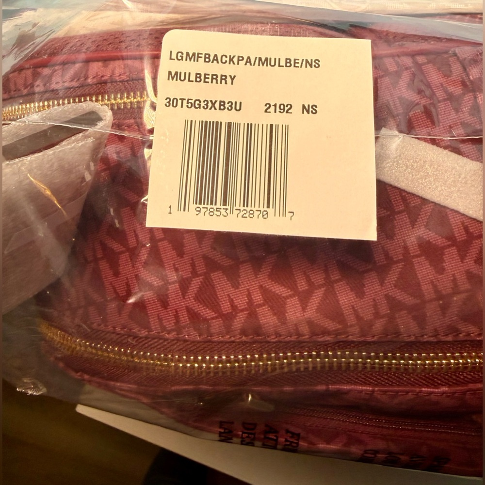 Michael Kors “Sable” Signature Backpack - Picture 10 of 11
